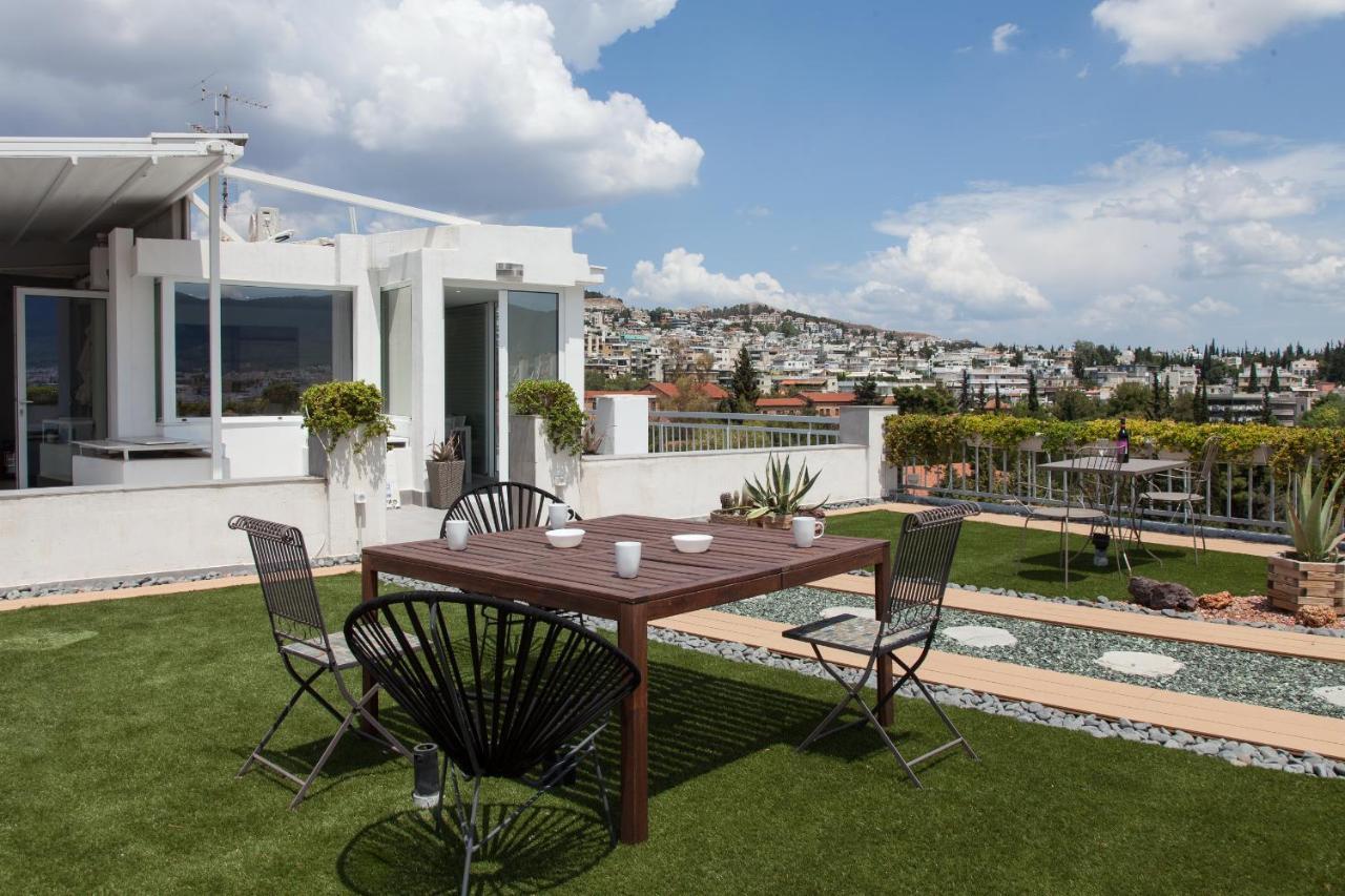 Gorgeous Penthouse With Private Jacuzzi And Amazing View! Apartamento Atenas Exterior foto
